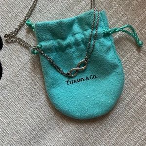Tiffany and Co infinity necklace